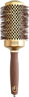 Olivia Garden Expert Blowout Shine Borstel Wavy Bristles Gold&Brown Brush Ø55mm