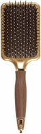 Olivia Garden Expert Care Rectangular Borstel Nylon Bristle Gold and Brown L