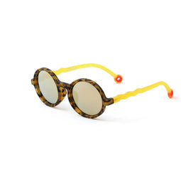 Olivio&Co - Zonnebril - 3 / 12 jaar - Classic - Rond - Revo lens - Tortoise Shell