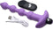 XR Brands Vibrating Silicone Anal Beads and Remote Control purple