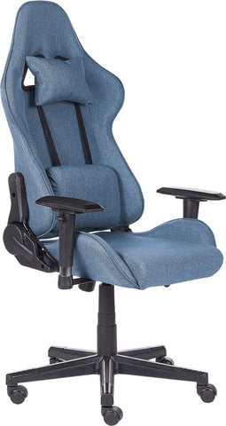WARRIOR - Gamestoel - Blauw - Polyester