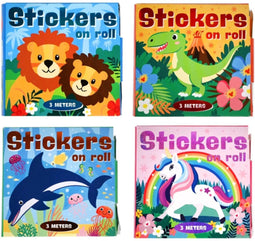 Wins-holland Stickers op rol - 12 dessins - 4 rollen (3 meter per rol) (4x)