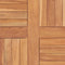 vidaXL - Tafelblad - 60x60x2,5 - cm - massief - teakhout