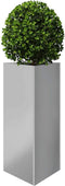 vidaXL - Plantenbak - driehoek - 40x40x75 - cm - gegalvaniseerd - staal