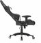 Gamestoel Classic - bureaustoel - stof bekleding - zwart wit