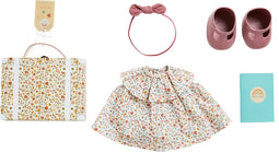 Olli Ella - Dinkum Doll Travel Togs - Prairie Floral - Poppenbagage - Poppenvervoer - Poppenvalies