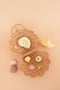 Olli Ella - Rotan Shell Bag - Rose - Schelp - Tas - Mand