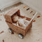 Olli Ella - Rotan Strolley Natural - Kinderwagen - Poppenwagen - Buggy - Wandelwagen - Trolley