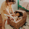 Olli Ella - Rotan Strolley Natural - Kinderwagen - Poppenwagen - Buggy - Wandelwagen - Trolley
