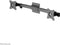 Neomounts FPMA-CB100BLACK - Dubbele monitor adapter - VESA 75x75 100x100 - Max 27