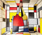 Piet Mondriaan opvouwbare tas