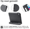 imoshion Tablet Hoes Kinderen - Geschikt voor iPad 11 (2025) 11 inch / 10e generatie (2022) 10.9 inch - Kidsproof Backcover met handvat - Zwart