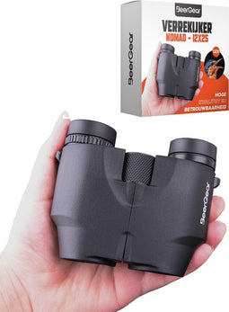 Verrekijker 12x25 - Compact - Spatwaterdicht - Lichtgewicht (260 gram)