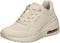 Skechers Million Air - Elevated Air Dames Sneakers - Hoge sneakers - Gebroken wit - Maat 36