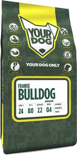 Yourdog Franse bulldog Rasspecifiek Senior Hondenvoer 6kg | Hondenbrokken