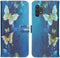 iMoshion Hoesje Geschikt voor Samsung Galaxy A32 (5G) Hoesje Met Pasjeshouder - iMoshion Design Softcase Bookcase - Blauw / Blue Butterfly