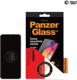 PanzerGlass Screenprotector Geschikt voor Samsung Galaxy A50 / A30s - PanzerGlass Feyenoord Case Friendly Screenprotector