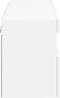 vidaXL - Tv-wandmeubel - met - LED-verlichting - 100x30x40 - cm - wit