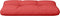vidaXL - Palletkussen - 80x40x12 - cm - stof - rood