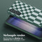 Selencia Hoesje Geschikt voor Samsung Galaxy S23 Hoesje Met Koord - Selencia Siliconen design hoesje met afneembaar koord - Groen / Irregular Check Green