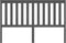 vidaXL - Hoofdbord - 166x6x101 - cm - massief - grenenhout - grijs