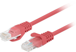 PATCHCORD CAT.5E UTP 1,5M ROOD FLUKE PASSED LANBERG 10-PACK