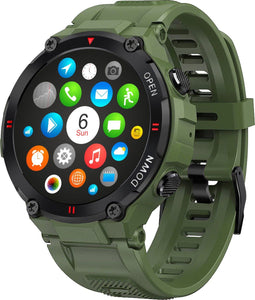 Nuvance Outdoor Smartwatch - 45 mm - IP67 Waterdicht - Multi-sportmodus - Groen