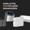 Legrand Powercube Qi - Draadloze Oplader - Stekkerdoos met USB & Schakelaar - Antraciet