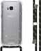 iMoshion Hoesje Geschikt voor Samsung Galaxy S8 Hoesje Met Koord - iMoshion Design Hoesje met Koord - Goud / Transparant
