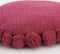 In The Mood Collection - Pom pon Sierkussen - H10 x Ø40 cm - Fuchsia