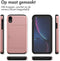 imoshion Hoesje Geschikt voor iPhone Xr Hoesje - Ruimte voor 2 pasjes - imoshion Backcover met pasjeshouder - Rosé Goud
