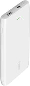 Belkin Powerbank 10.000 mAh - Snellader 18 W - Wit