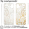 imoshion Hoesje Geschikt voor Nothing Phone (2) Hoesje Siliconen - imoshion Design hoesje - Meerkleurig / Golden Leaves Transparant