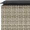 vidaXL - Tuinbank - met - kussen - 110x40x44 - cm - poly - rattan - lichtgrijs