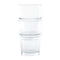 Olympia Stapelbare tumbler gehard glas 20cl ( Set van 12 )