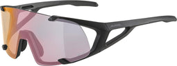 Olympic sportswear Bril HAWKEYE S QV black mat/rainbow mirr.Cat.1-3
