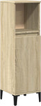 vidaXL - Badkamerkast - 30x30x100 - cm - bewerkt - hout - sonoma - eikenkleurig
