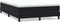vidaXL - Bed - boxspring - zonder - matras - 160x220 - cm - fluweel - zwart
