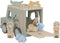 Little Dutch Vormenstoof LD7447 - Safari auto - Houten vormen met dierenblokjes - Multi