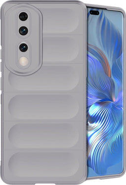 iMoshion Hoesje Geschikt voor Honor 90 Pro Hoesje Siliconen - iMoshion EasyGrip Backcover - Grijs