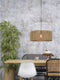 GOOD&MOJO Hanglamp Iguazu - Jute - Recht - Ø60cm - Scandinavisch,Bohemian - Hanglampen Eetkamer, Slaapkamer, Woonkamer