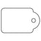 Apli - draadetiketten ft 22 x 35 mm (b x h) (390), doos van 500 stuks