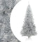 vidaXL - Kunstkerstboom - met - standaard - 240 - cm - PET - zilverkleurig