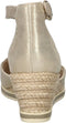 Tamaris Espadrilles - Sleehak - Klittenbandsluiting - Goud (2021)