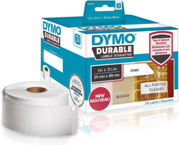 Etiket dymo labelwriter industrieel 25x89 2st wit