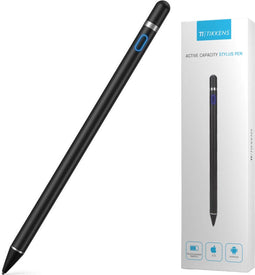 Tikkens Active Stylus - 2 In 1 Styluspen - Ultrafijne penpunt - Zwart