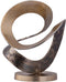 PTMD Hilda Brass Alu Statue Round Organic Two Tones