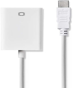 Nedis CCGP34900WT02 - HDMI naar VGA Kabel - 20cm - Wit