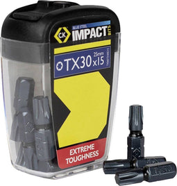 C.K Blue Steel T4560 TX30D15 Inbus-bit 15-delig Zeskant