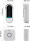omajin Slimme Deurbel - HD - incl. Chime - Tweewegsgesprek - Waterdicht - Bewegingsdetectie - incl. 64 MicroSD - Wit